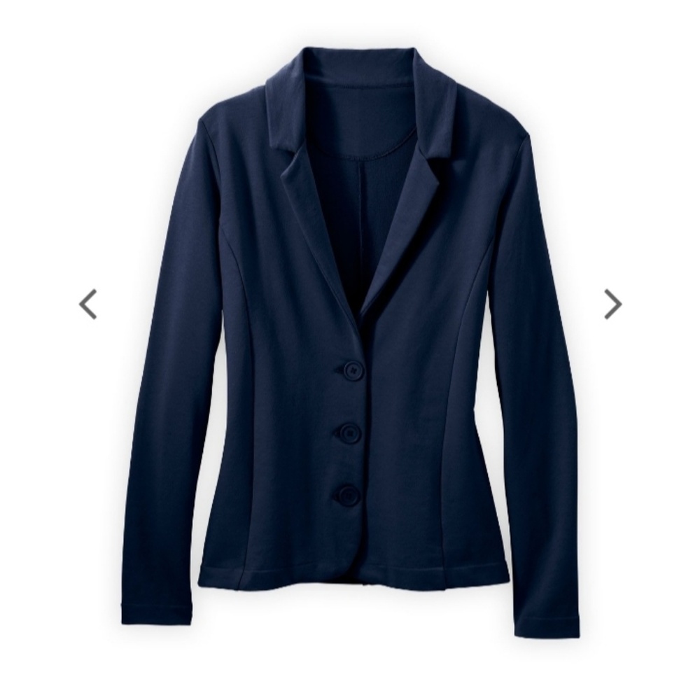 Fair Indigo Knit Navy Blazer